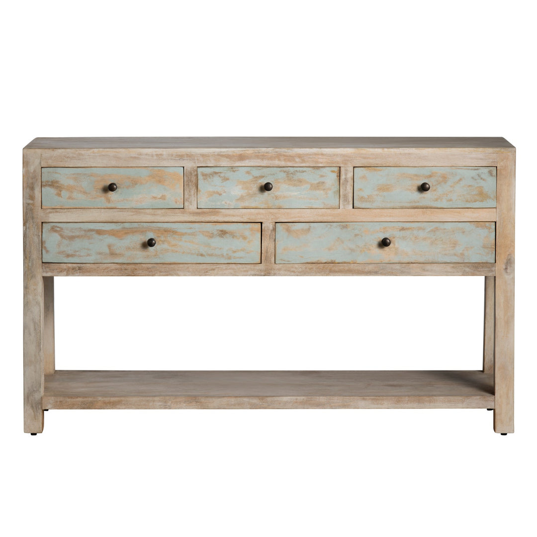 Harbor Blue Console Table