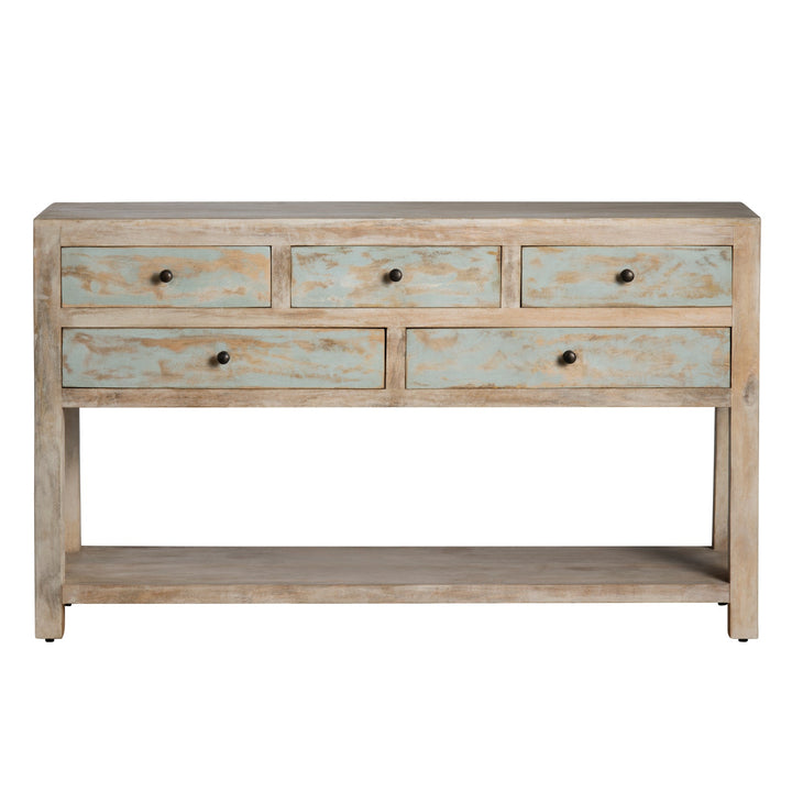 Harbor Blue Console Table