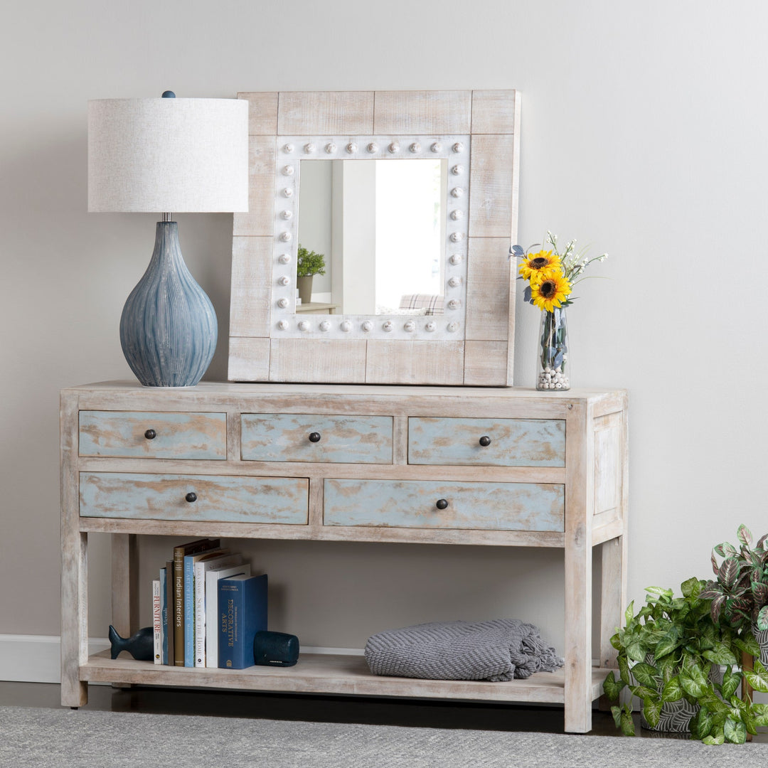 Harbor Blue Console Table