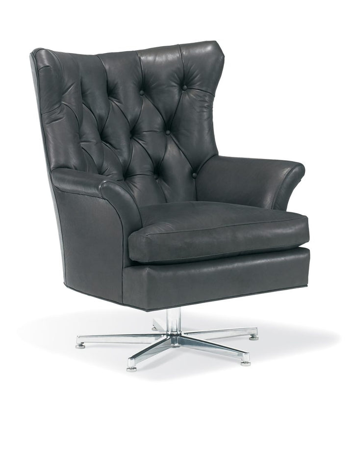 Harbor Tufted Leather Lounge Chair