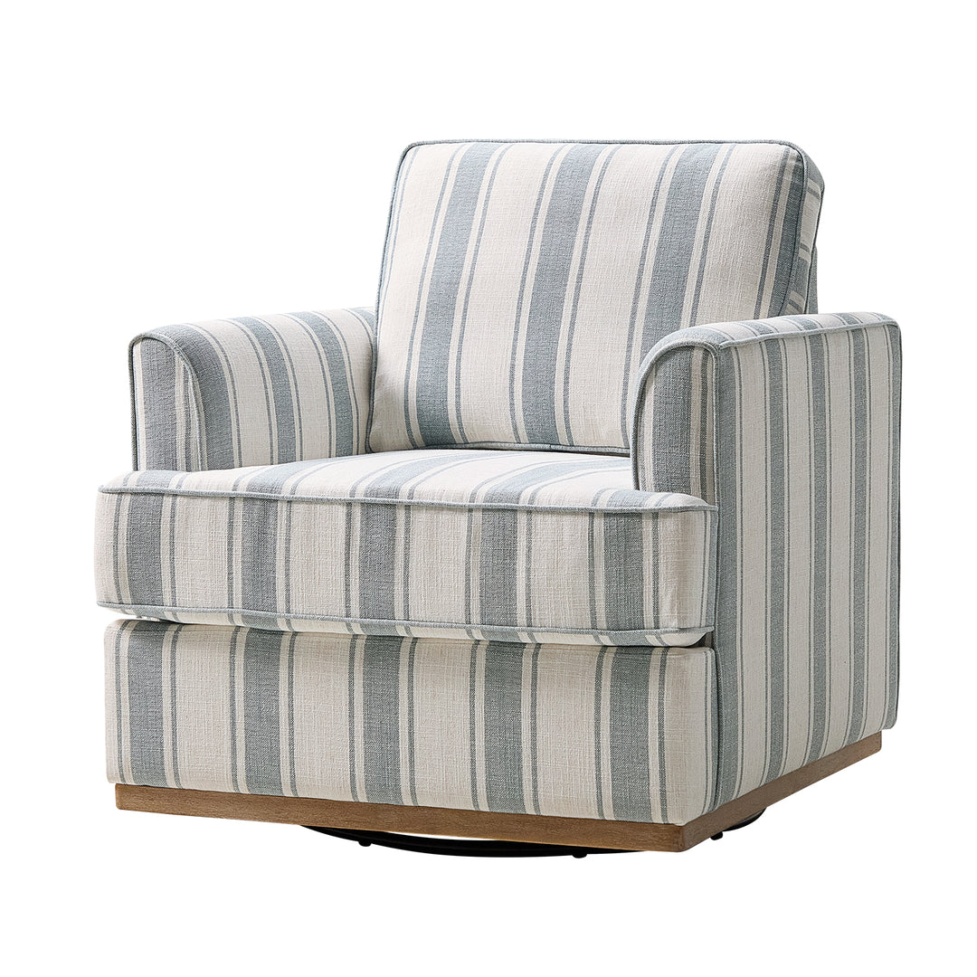 Harbor Striped Accent Chair