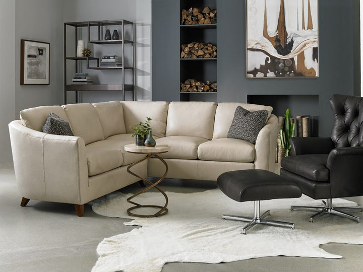 Harbor Tufted Leather Lounge Chair