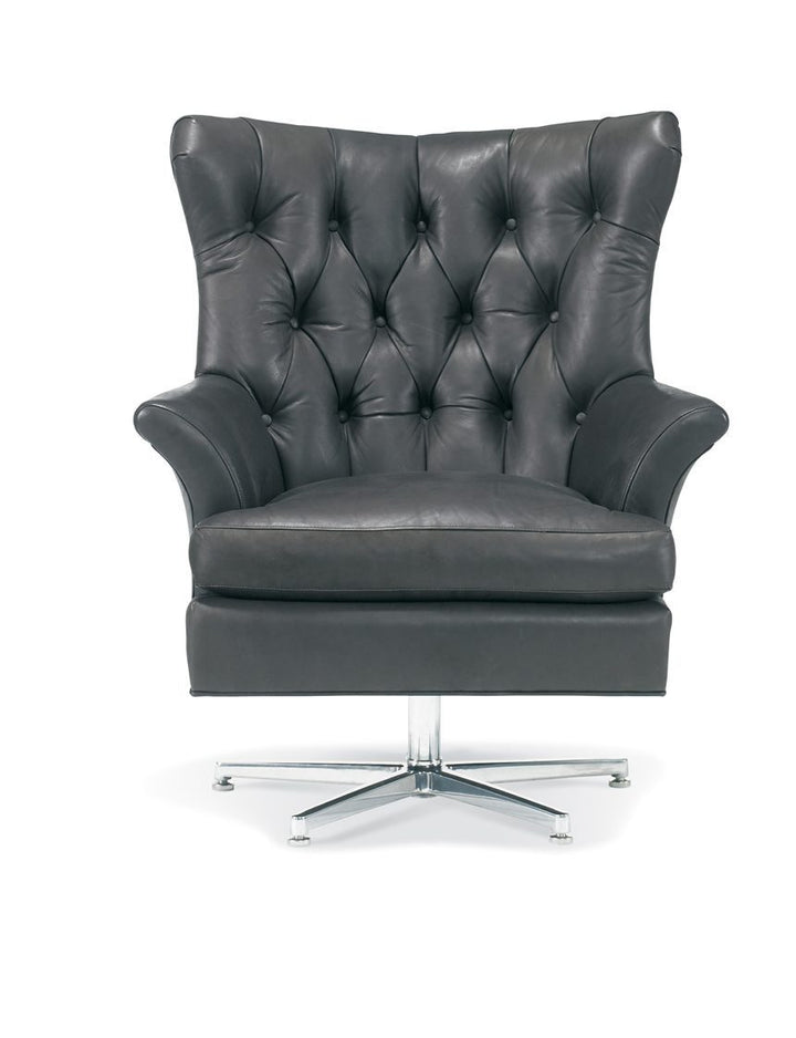 Harbor Tufted Leather Lounge Chair