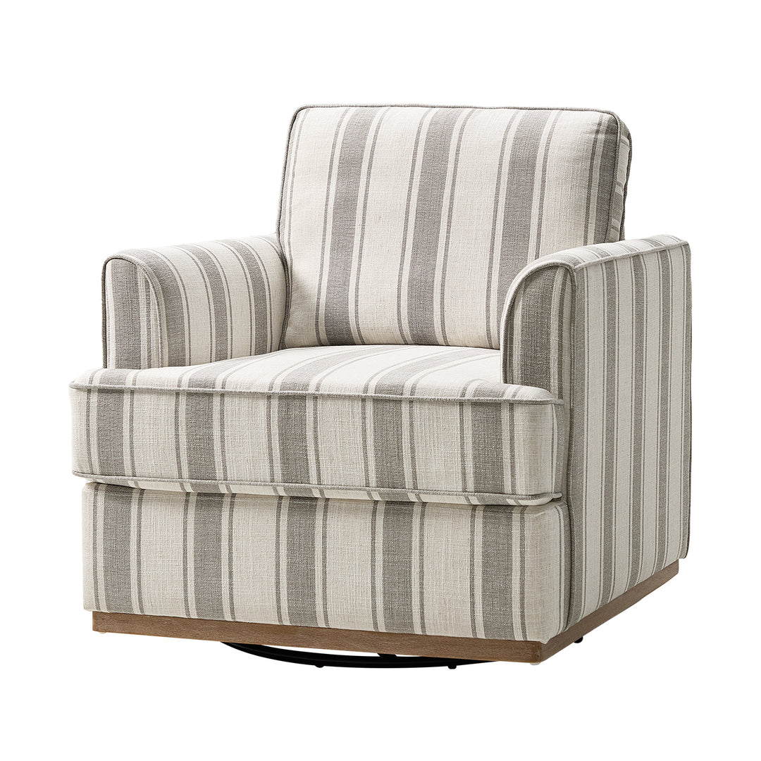 Harbor Striped Accent Chair