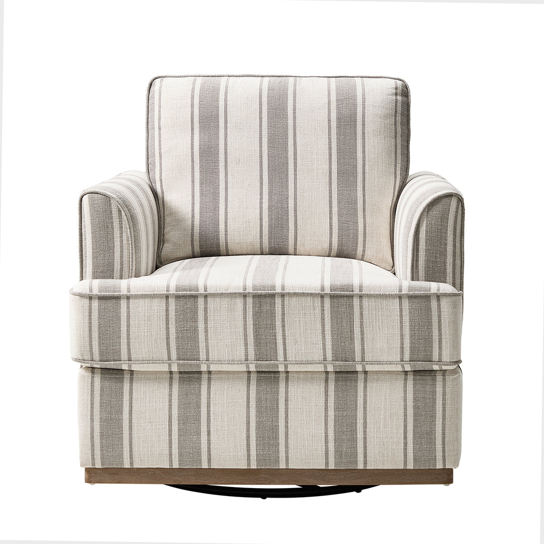 Harbor Striped Accent Chair