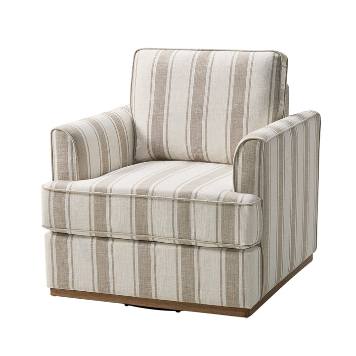 Harbor Striped Accent Chair