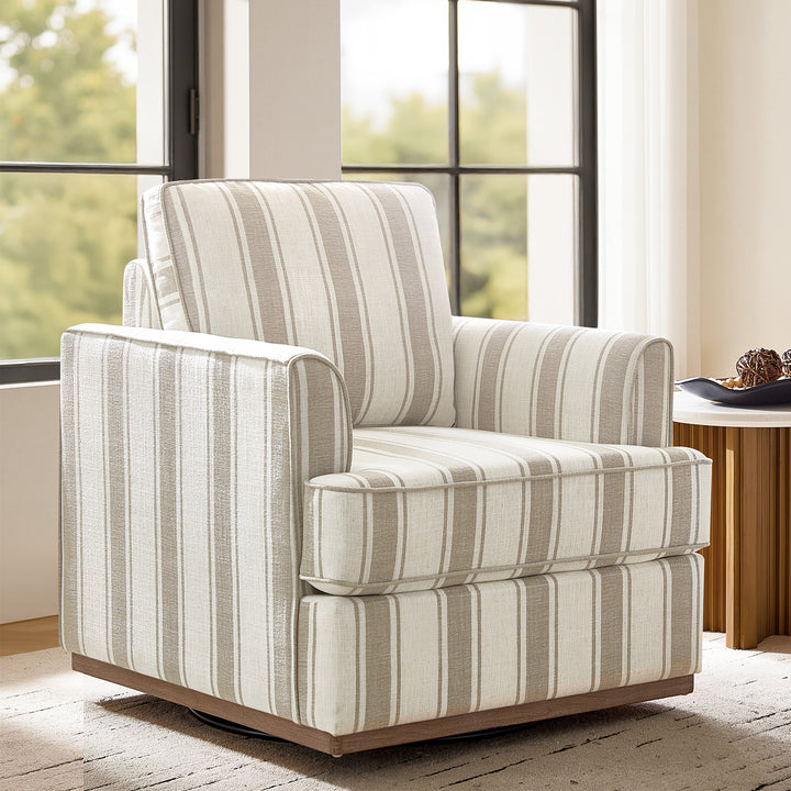 Harbor Striped Accent Chair