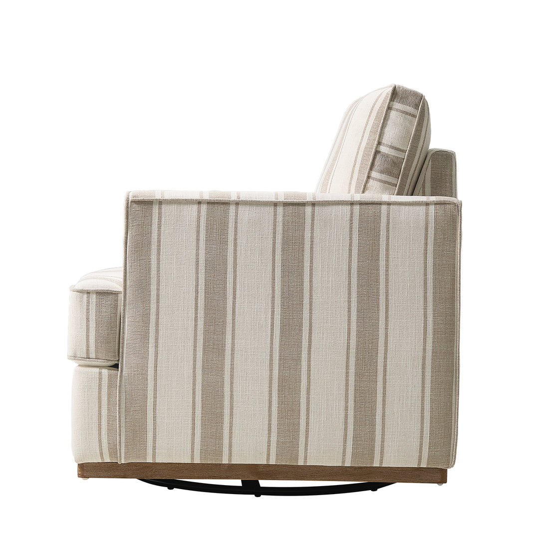 Harbor Striped Accent Chair