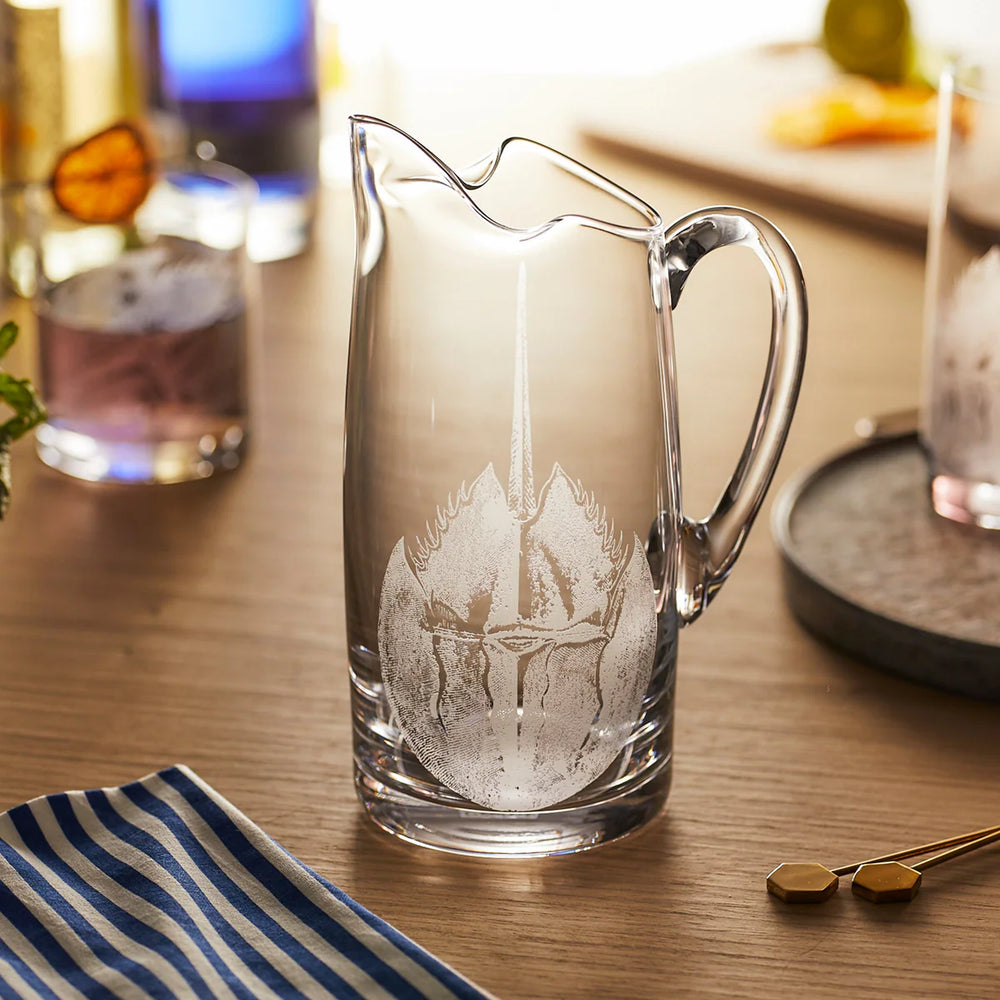 Horseshoe Crab Pitcher - The Coastal Compass Home Decor
