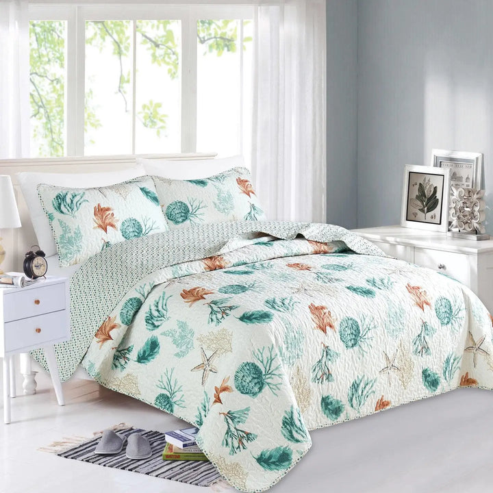Key West Reversible Quilt Set