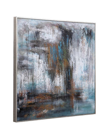  Lakeshore Abyss Abstract Hand Painted Canvas