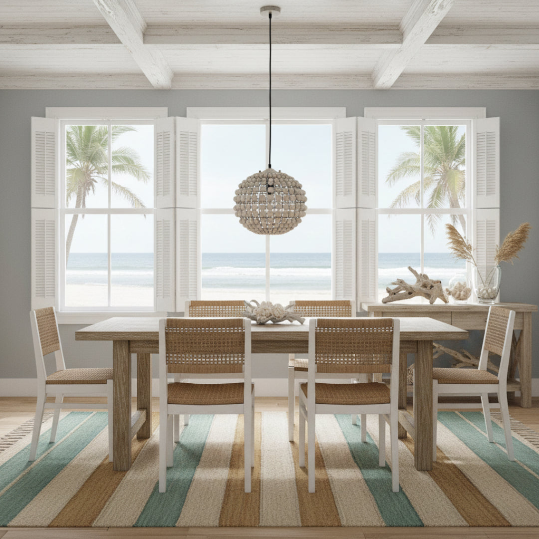 Lauren Wire Beaded Pendant