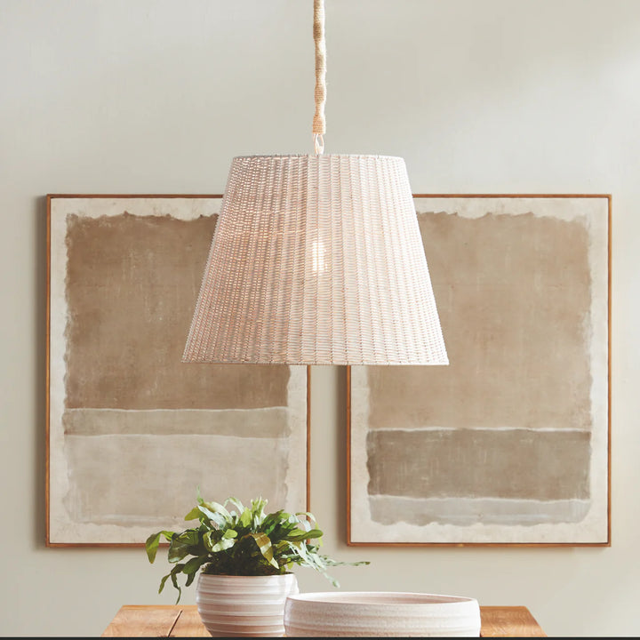 Linette Large Rattan Pendant