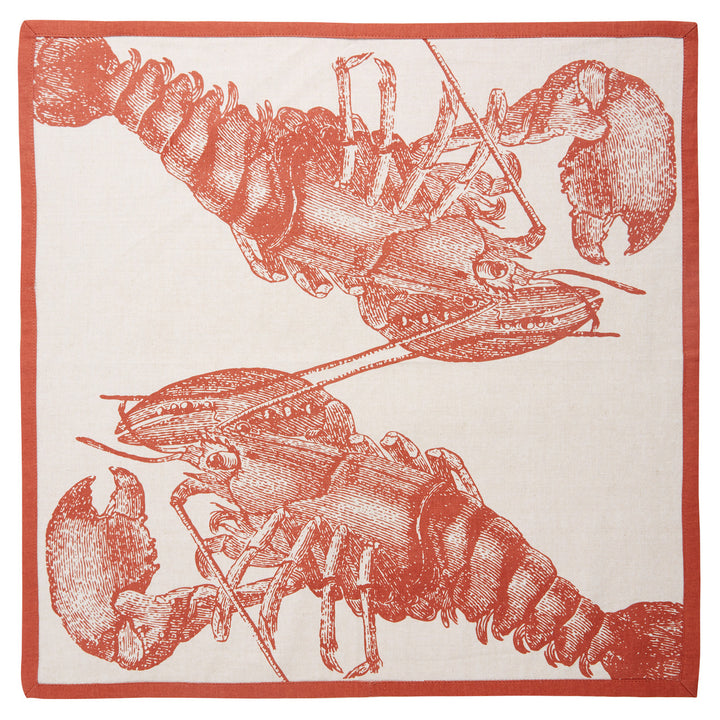 Lobster Cotton Napkin Set