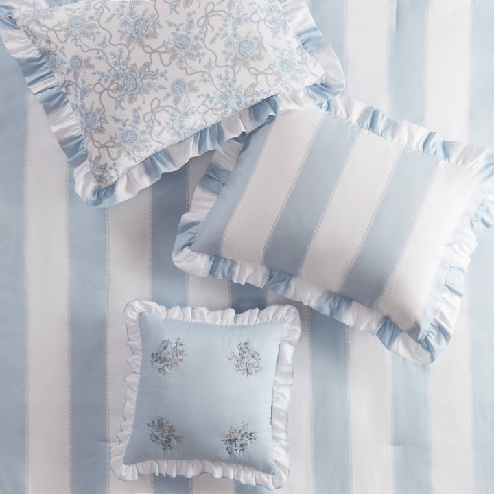 Lucy Striped Reversible Comforter Set