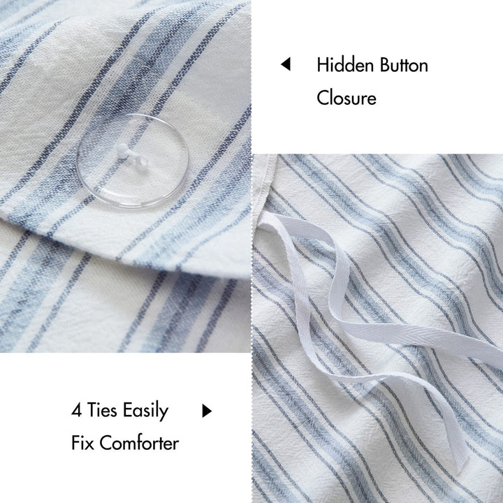 Madison Park Stripe Duvet Set