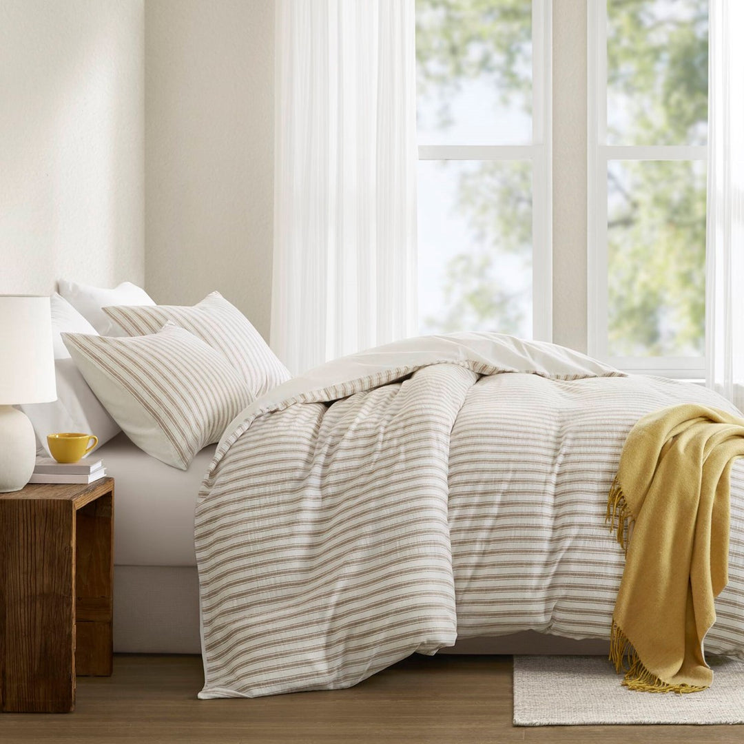 Madison Park Stripe Duvet Set