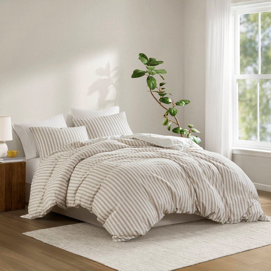 Madison Park Stripe Duvet Set