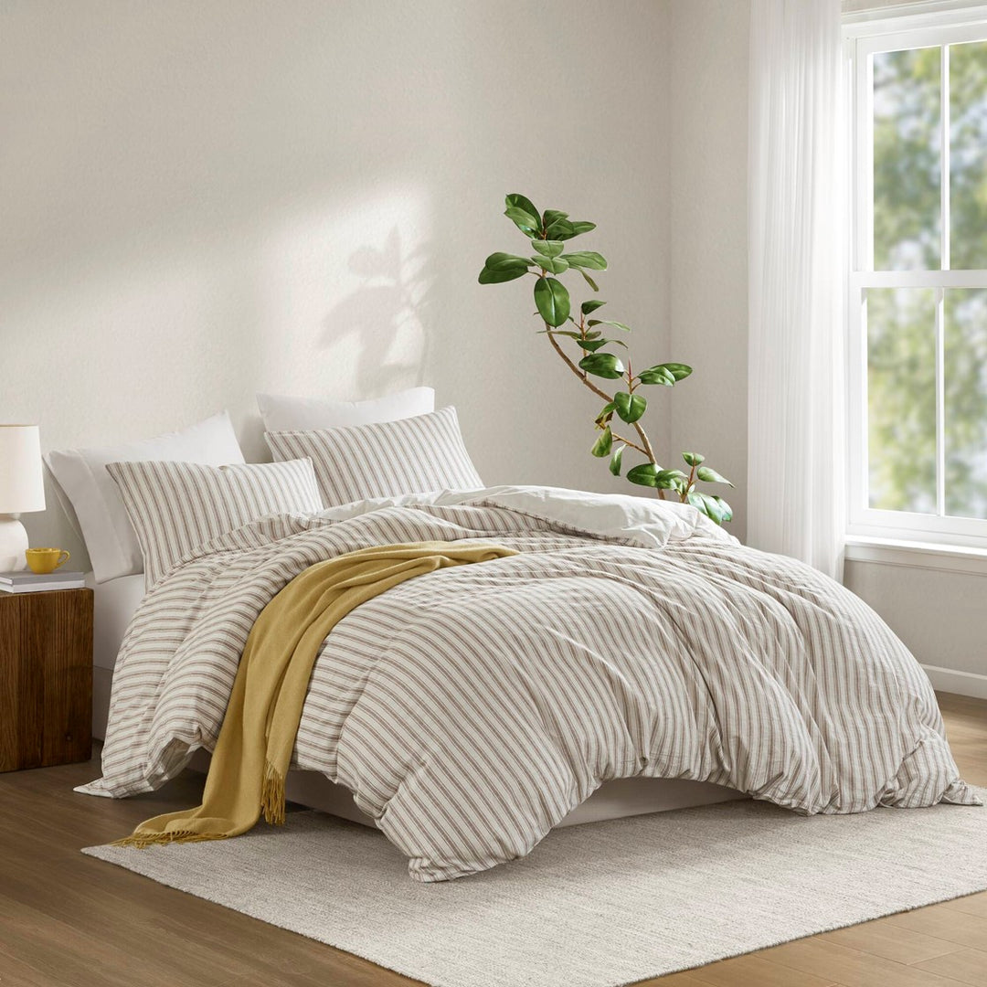 Madison Park Stripe Duvet Set