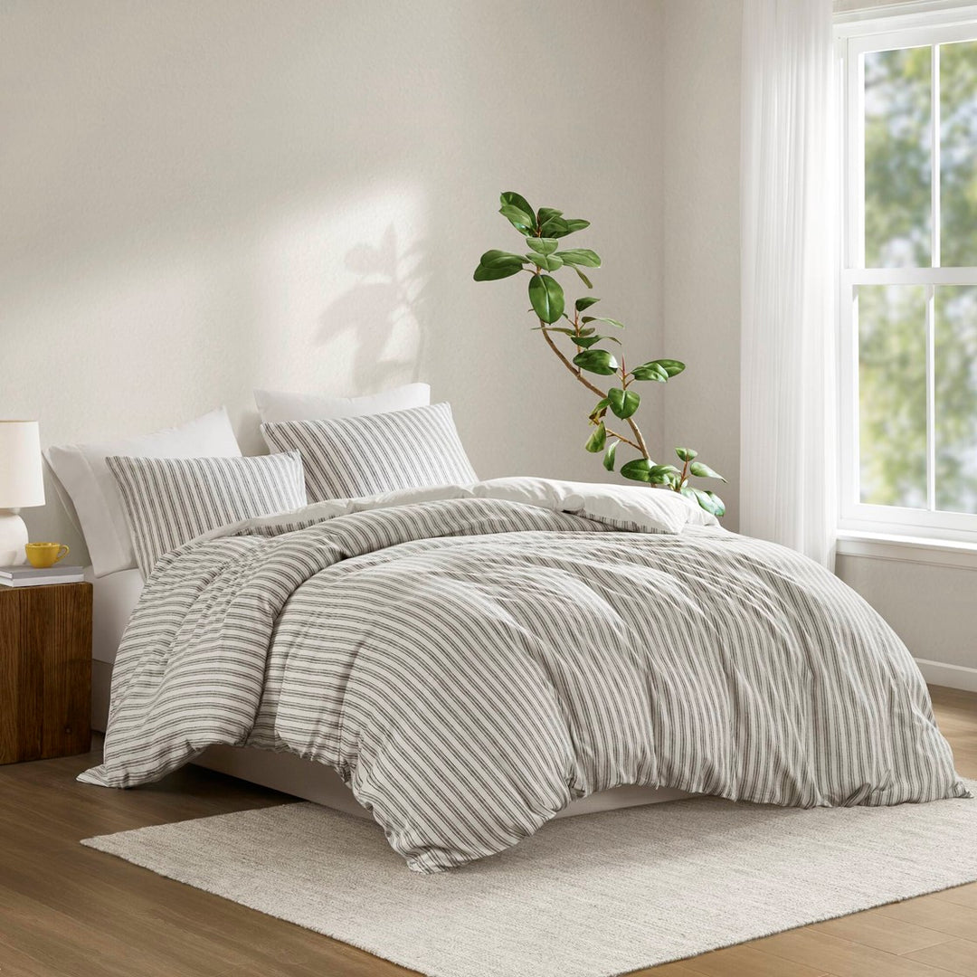 Madison Park Stripe Duvet Set