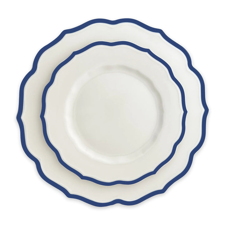 Maris Blue Scalloped Dinner Plate