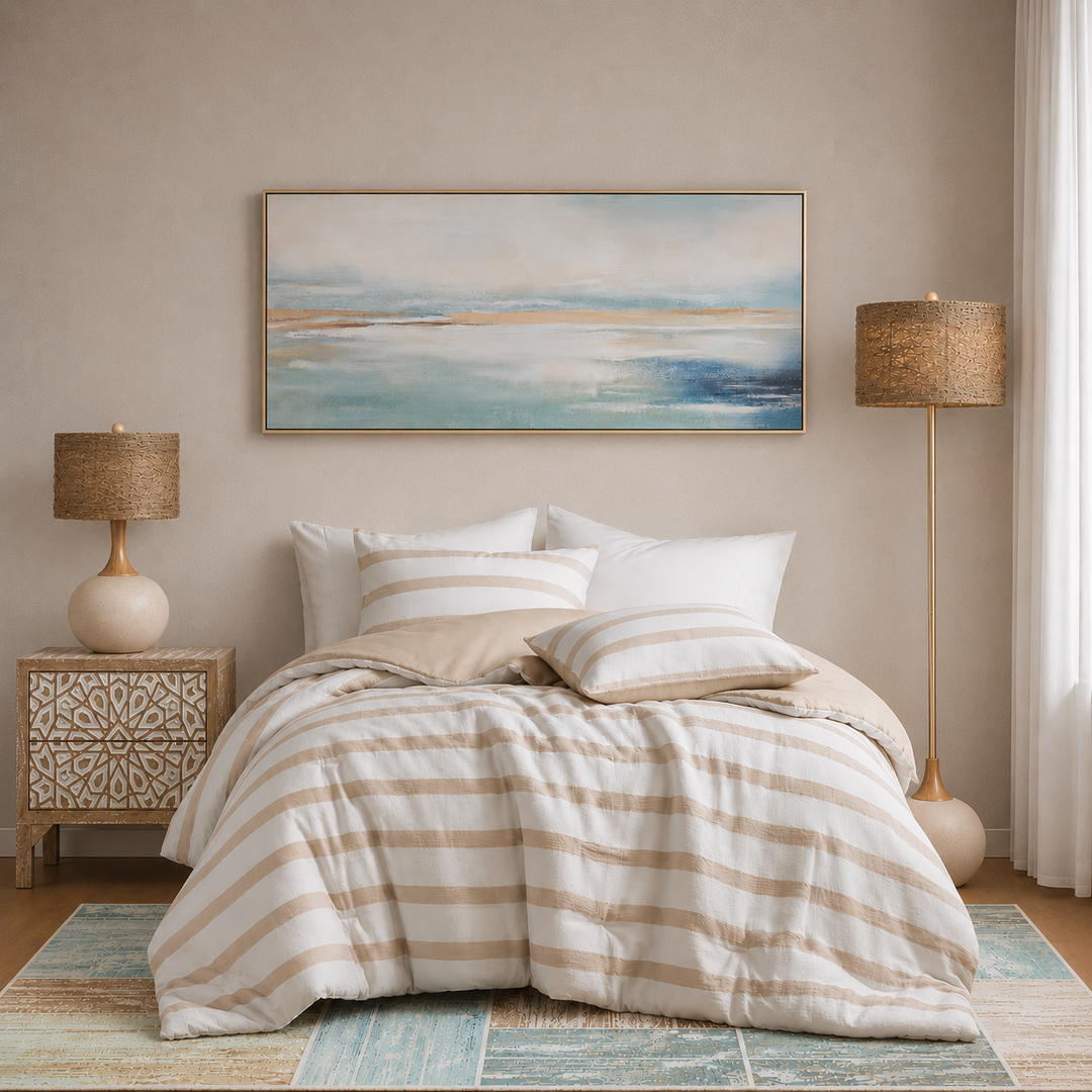 Maryland Striped Comforter Set