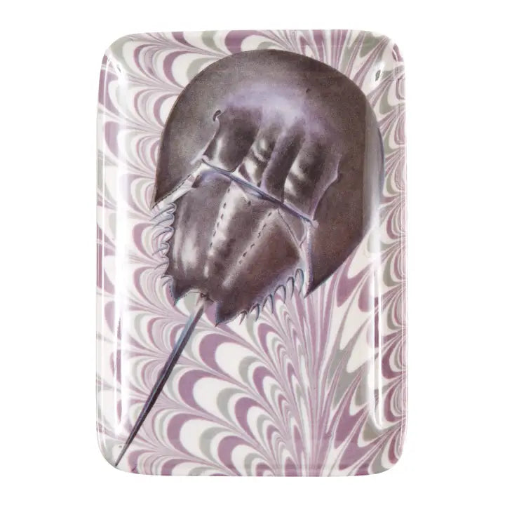 Moon Tide Melamine Horseshoe Crab Tray