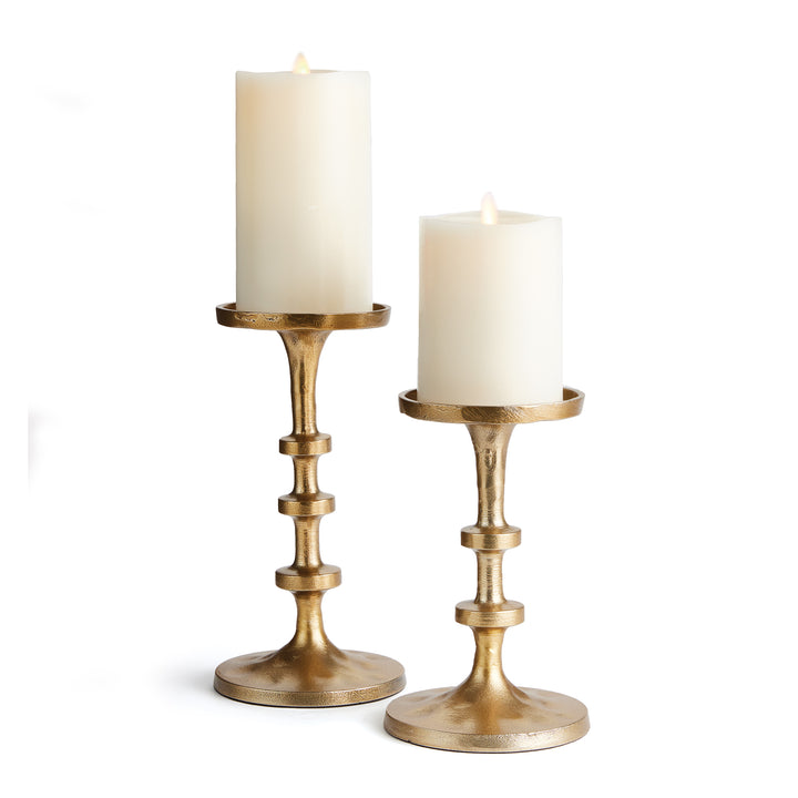 Shoreline Gold LED Candle Holders