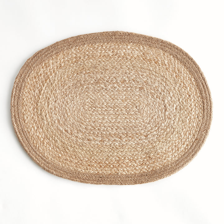Charley Taupe Jute Placemat Set