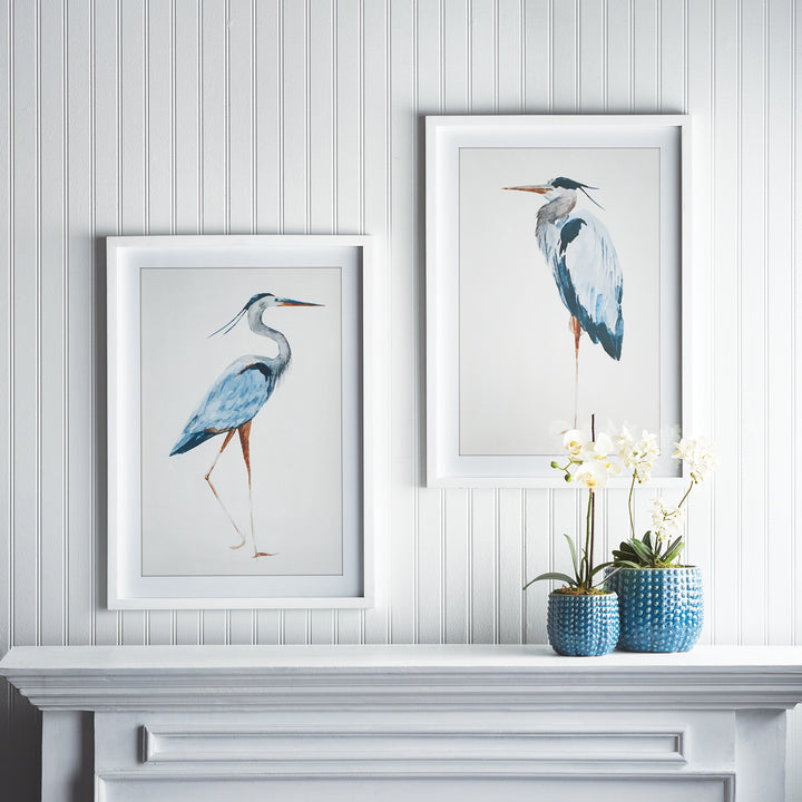 Blue Heron Prints Set