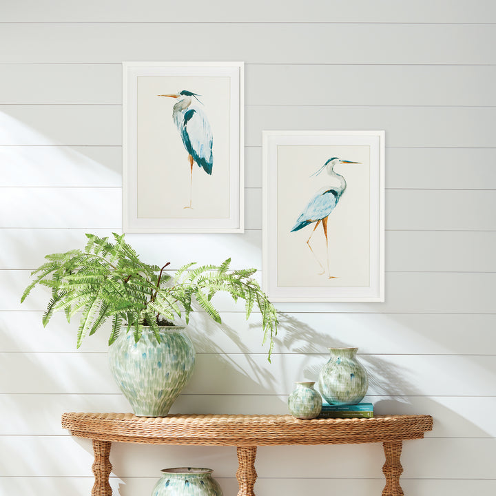 Blue Heron Prints Set