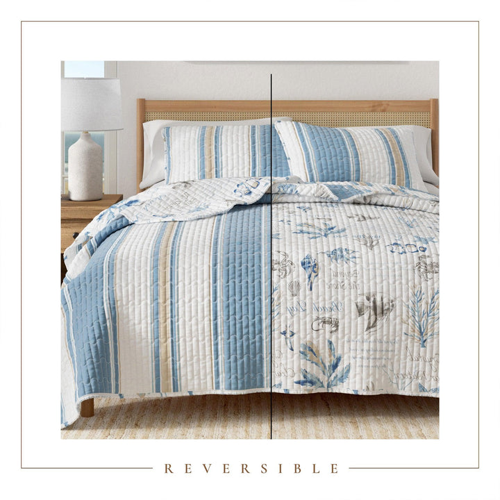 New Castle Reversible Quilt Set