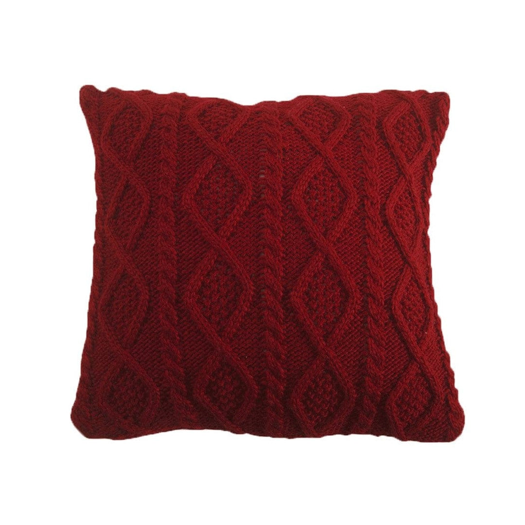 Cable Knit Throw Pillow