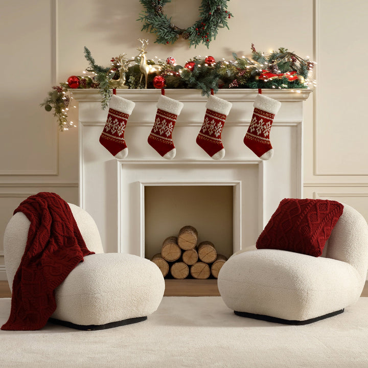 Cable Knit Throw Blanket