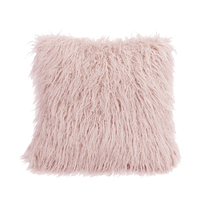 Mongolian Faux Fur Throw Pillows