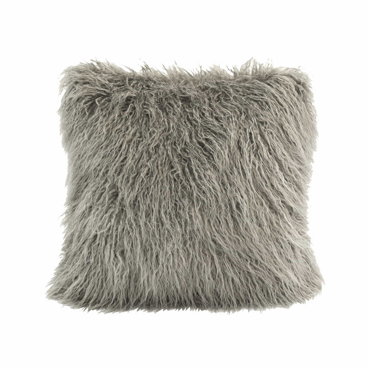 Mongolian Faux Fur Throw Pillows