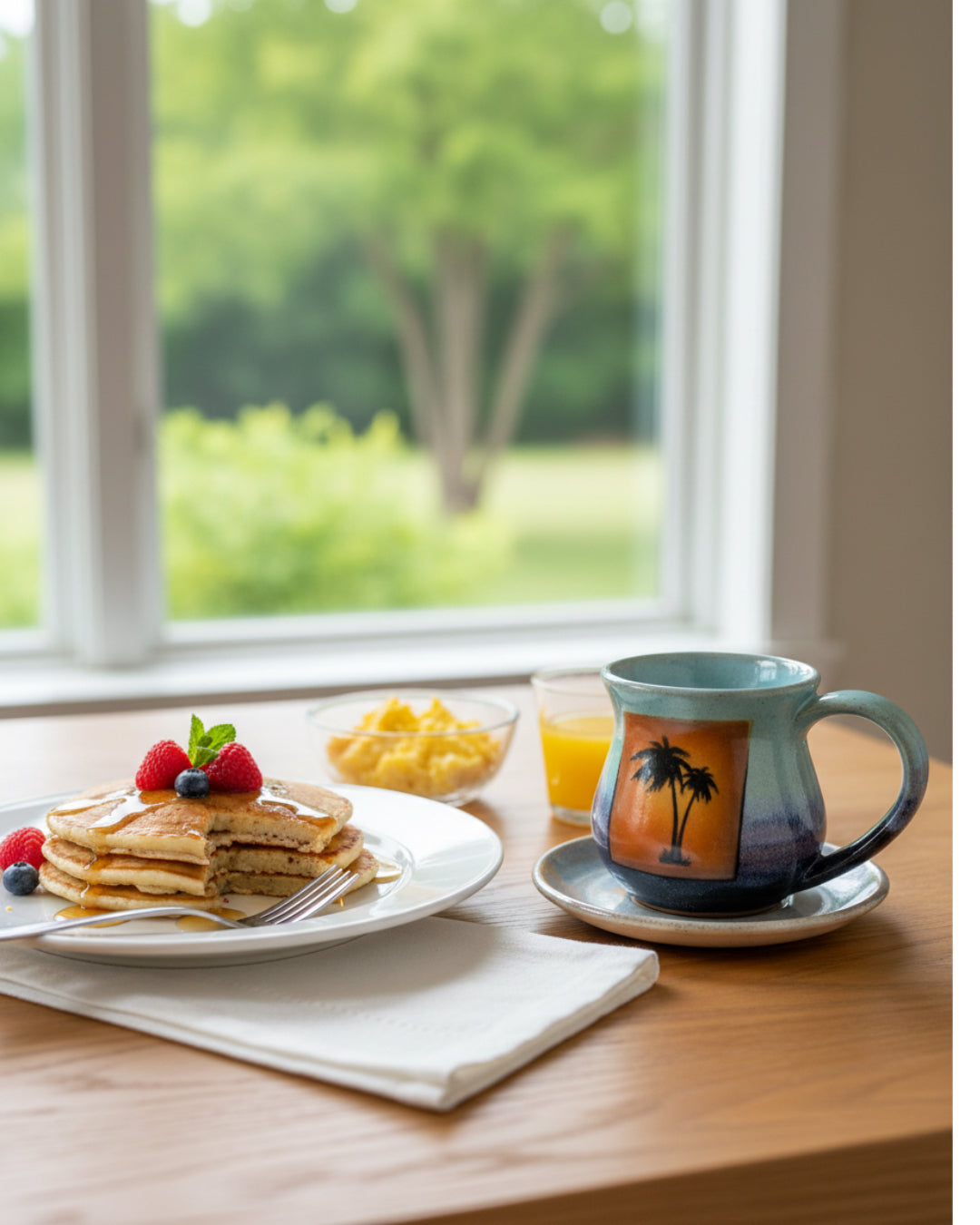 Deep Sea Pattern Pottery Mug