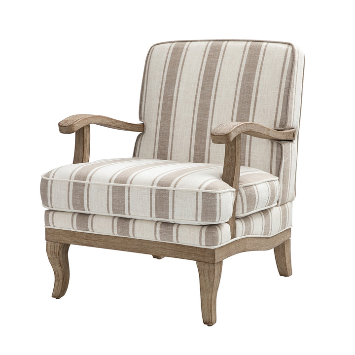 Peppercorn Stripe Arm Chair