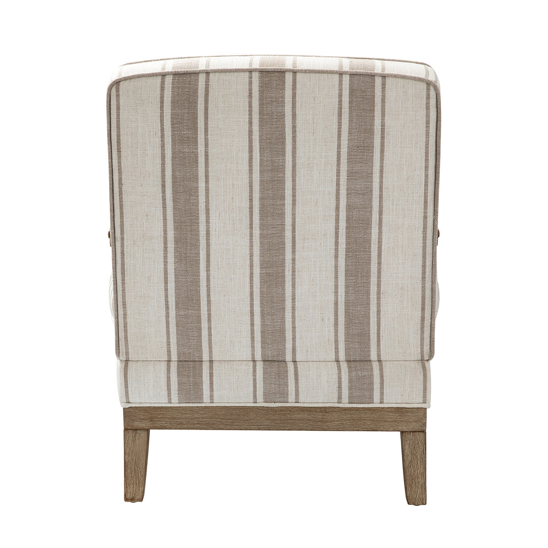 Peppercorn Stripe Arm Chair