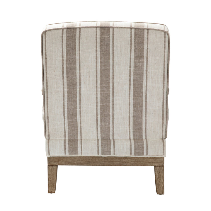 Peppercorn Stripe Arm Chair