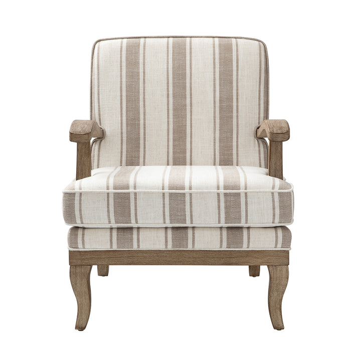 Peppercorn Stripe Arm Chair