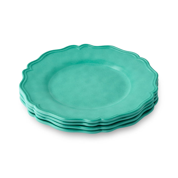 Perry Teal Salad Plate Set