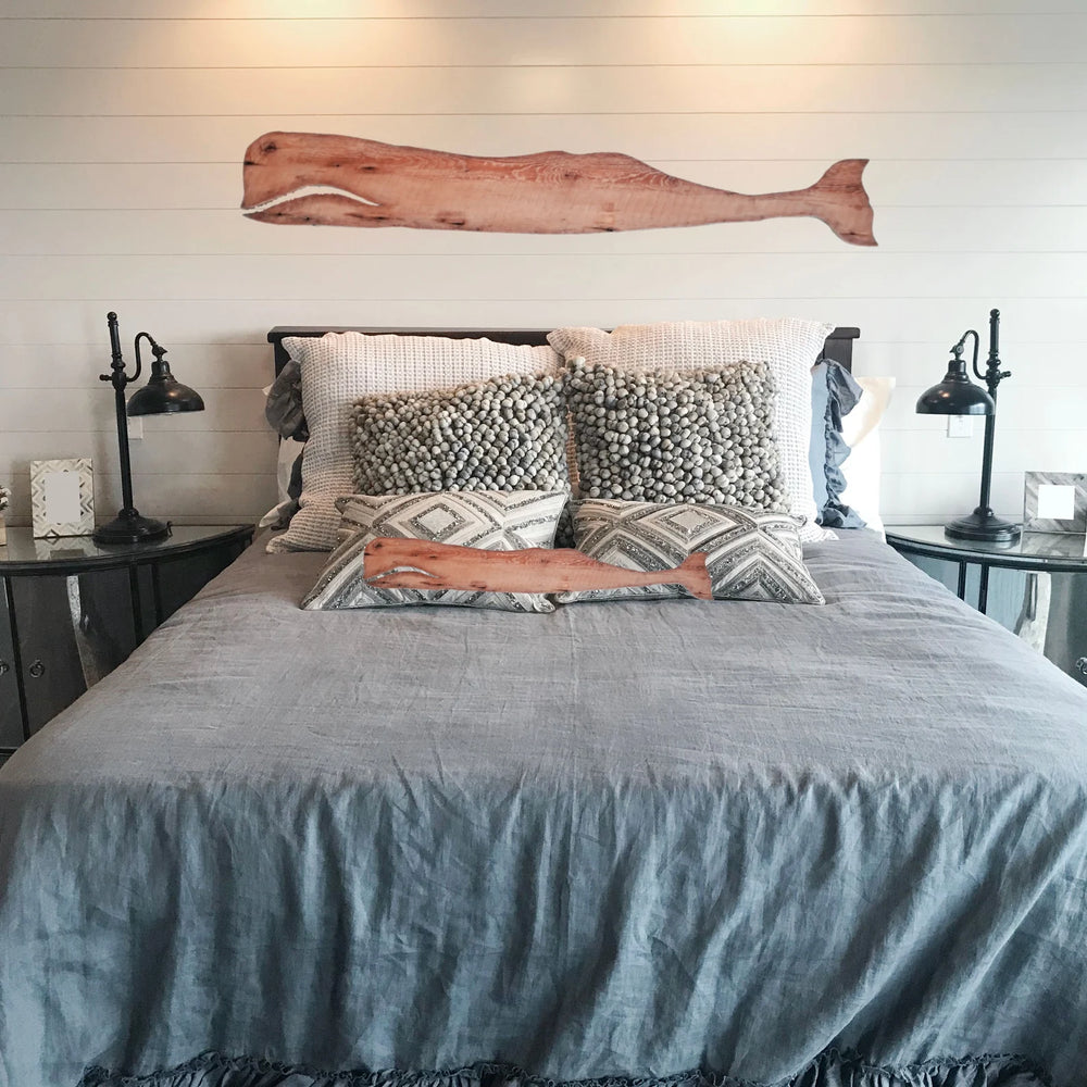 Reclaimed Wood Whale - Zeus | Coastal Compass Home Decor