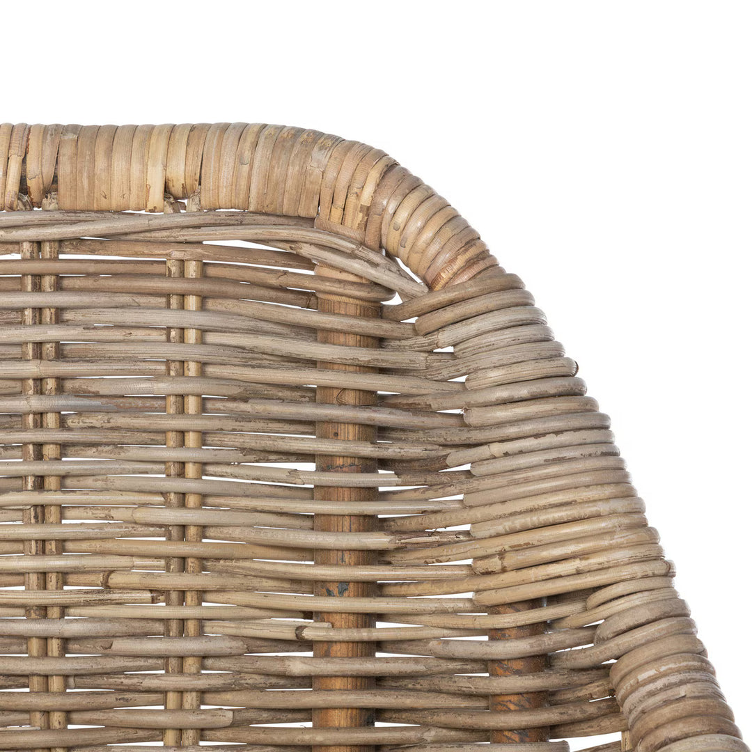 Rattan Coastal Dining Chair
