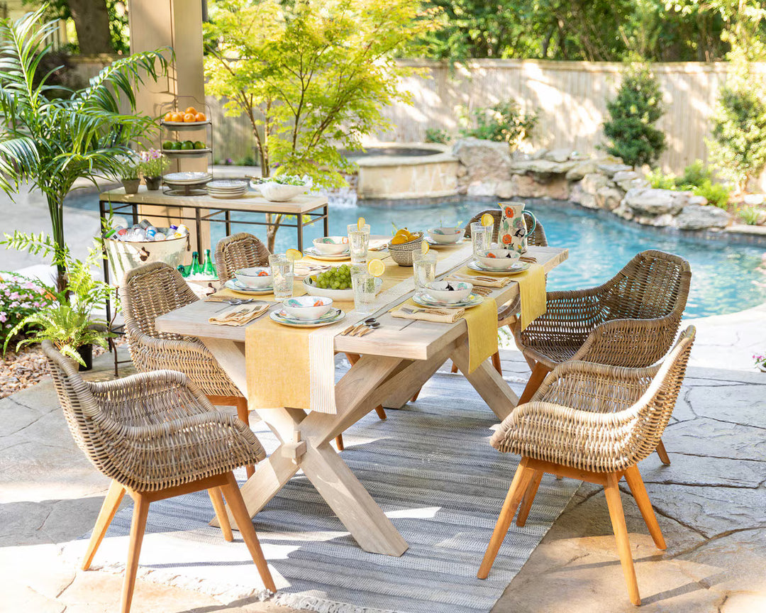 Rattan Coastal Dining Chair