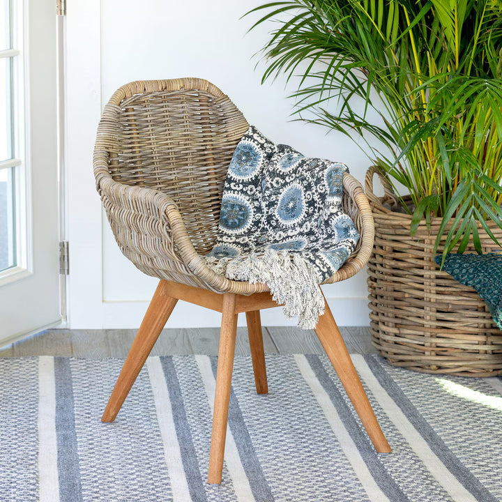 Rattan Coastal Dining Chair
