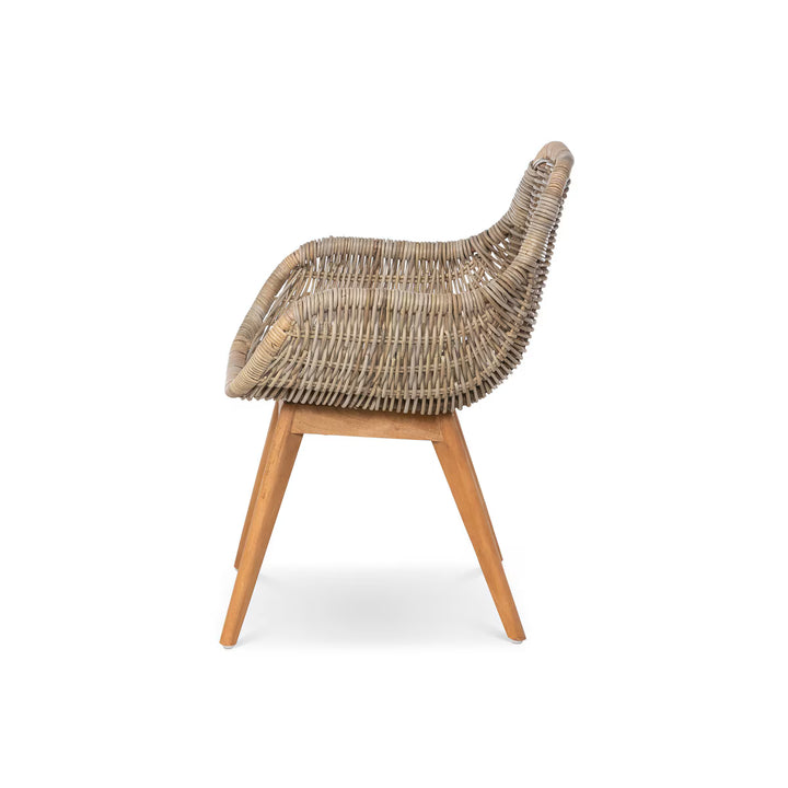Rattan Coastal Dining Chair