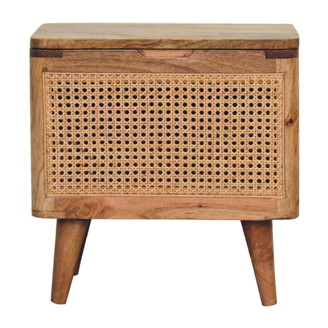 Rattan Lid-up Storage Stool