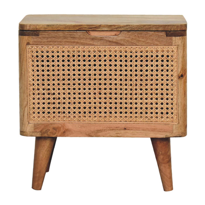 Rattan Lid-up Storage Stool