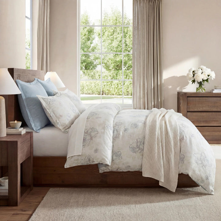 Coastal Cottage Linen Bedding Sets